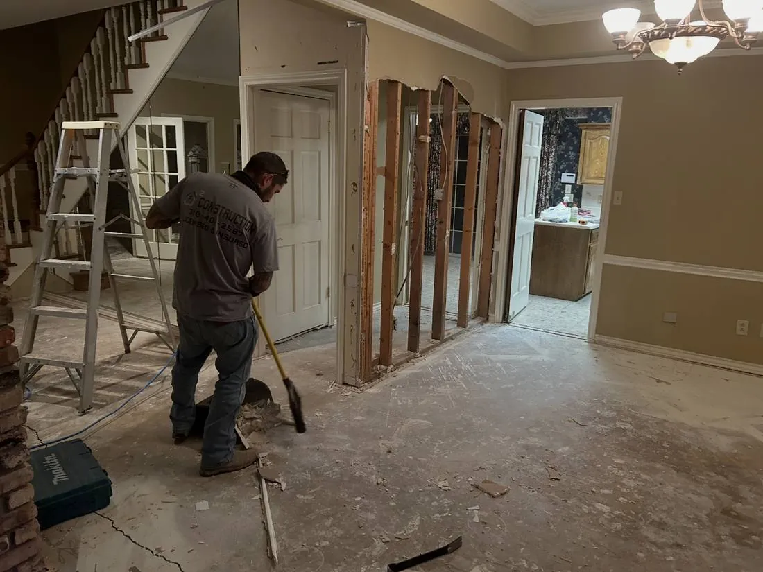 Demo — Wall Removal — Kitchen Remodel by J2 Construction