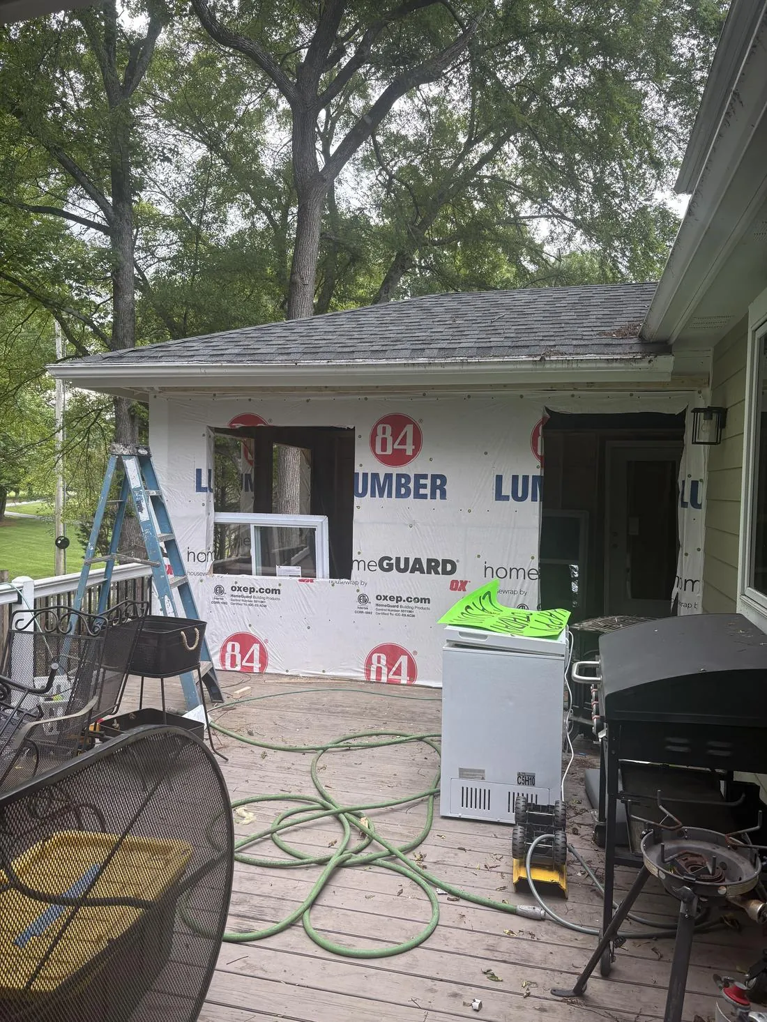 Framing Exterior — Addition by J2 Construction